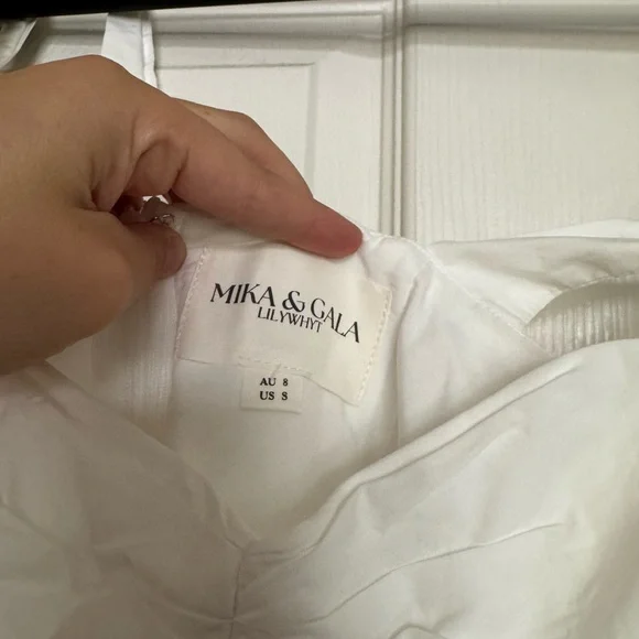 Fortunate one White Spaghetti Strap Sleeveless Midi Sundress - Picture 5 of 6